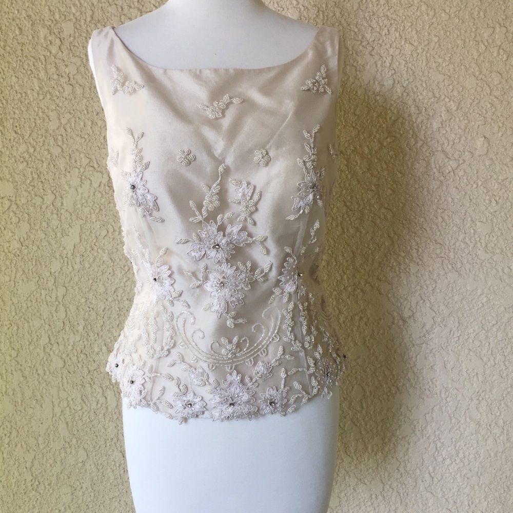 Caviar 3 pieces Dress Ivory Gold‎ 10 - Picture 3 of 8